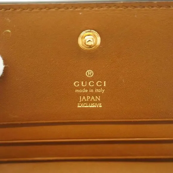 Gucci Wallet GG Supreme Brown Gold hardware - Picture 4 of 11